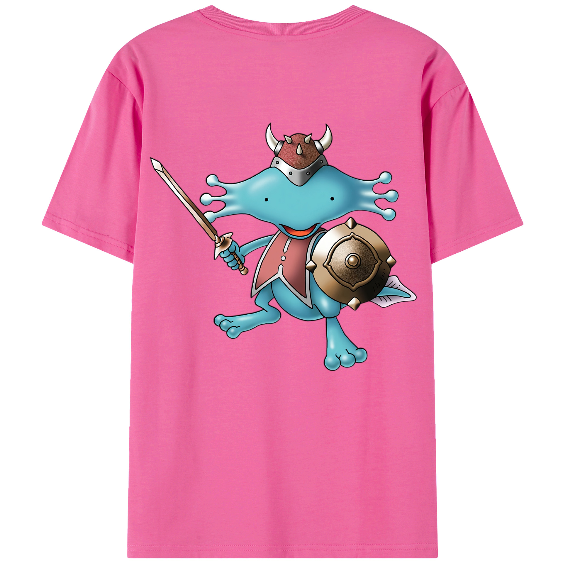 （画像用） ドラゴンクエスト Doragon Kuesuto Dragon Quest レディース半袖Tシャツ(バックプリント)